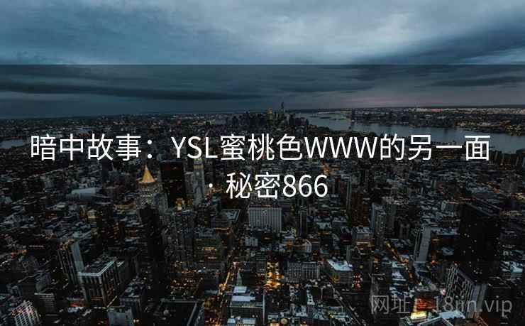 暗中故事：YSL蜜桃色WWW的另一面 · 秘密866